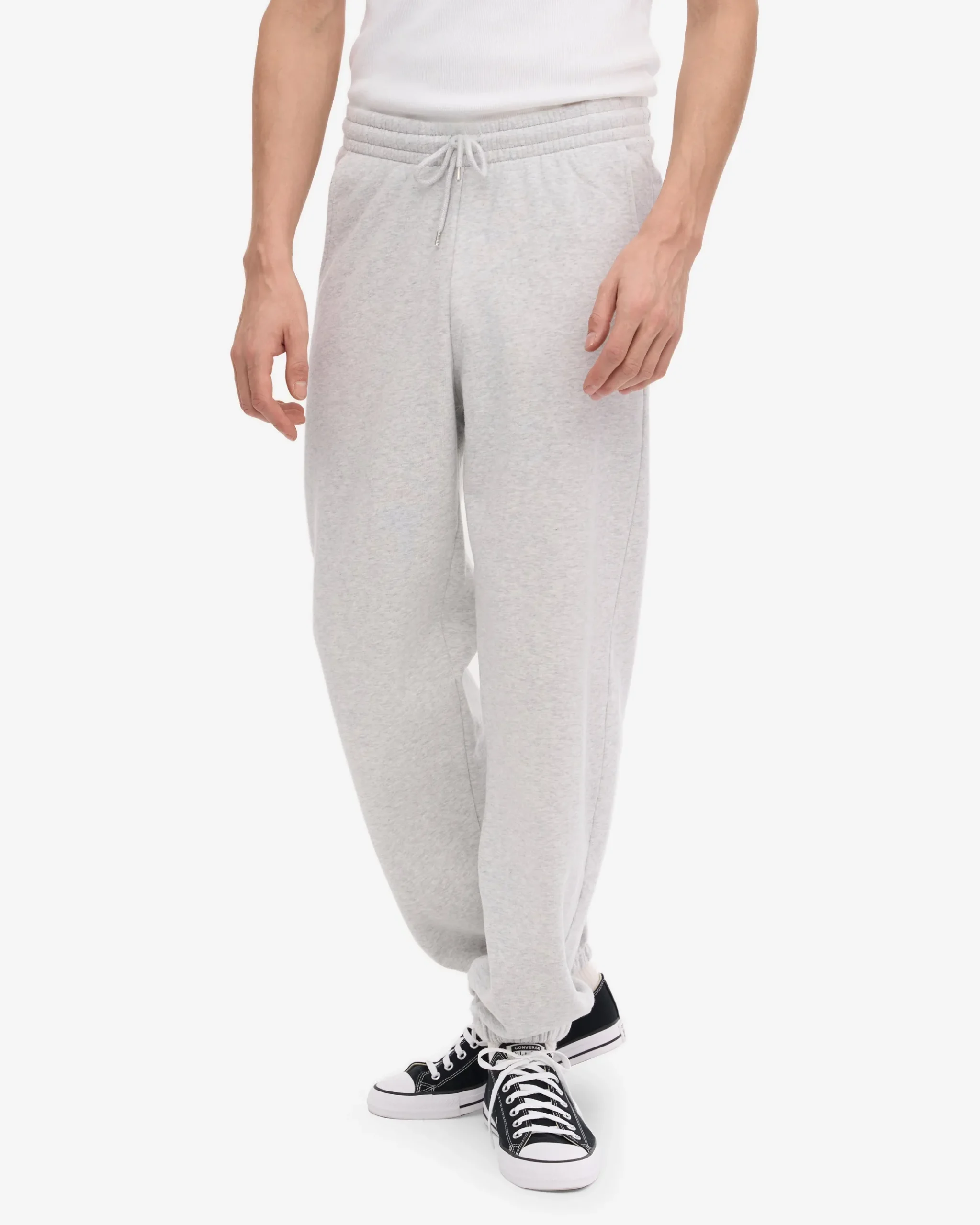 Organic Sweatpants - Snow Melange