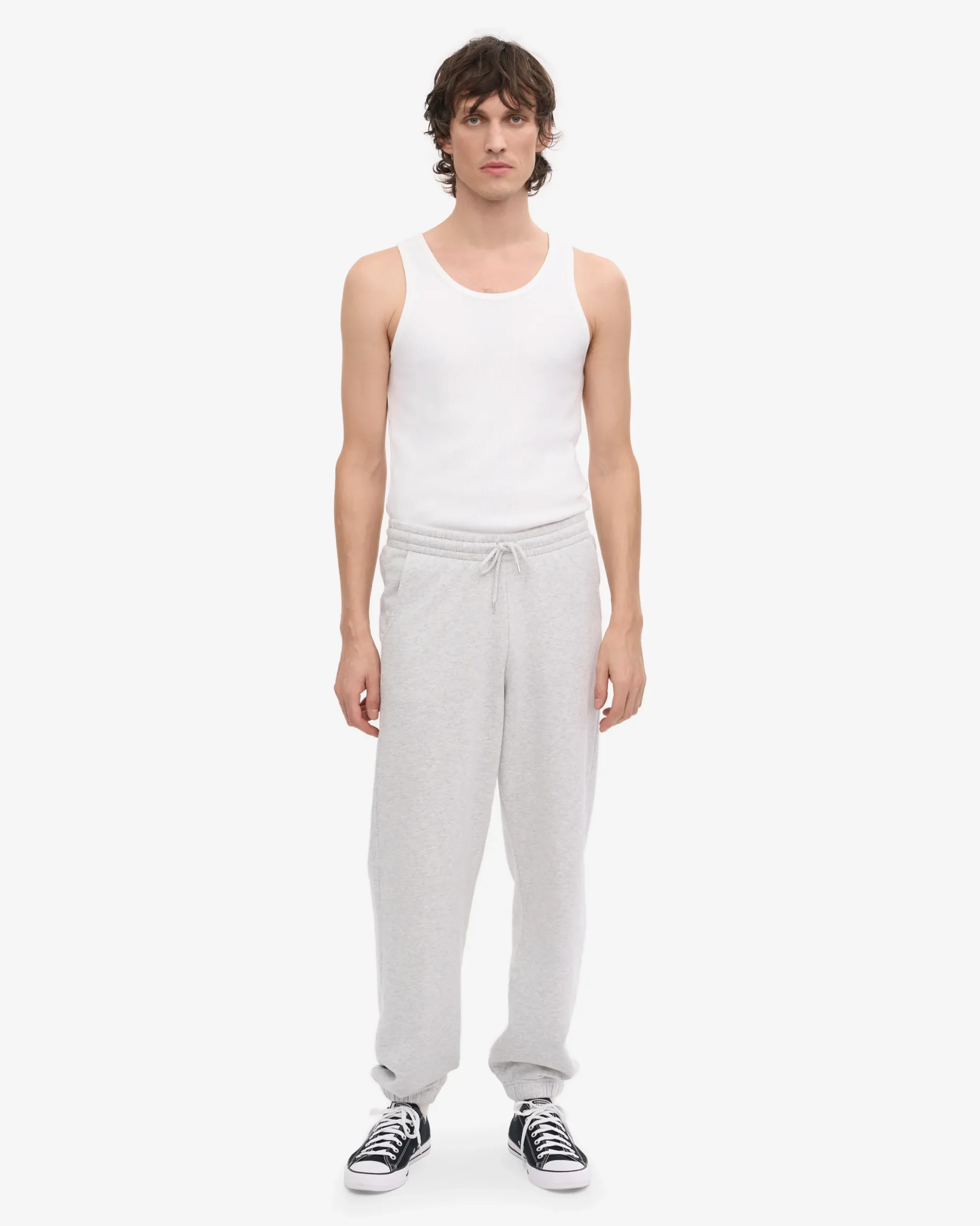 Organic Sweatpants - Snow Melange