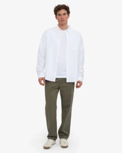 Organic Twill Pants - Dusty Olive