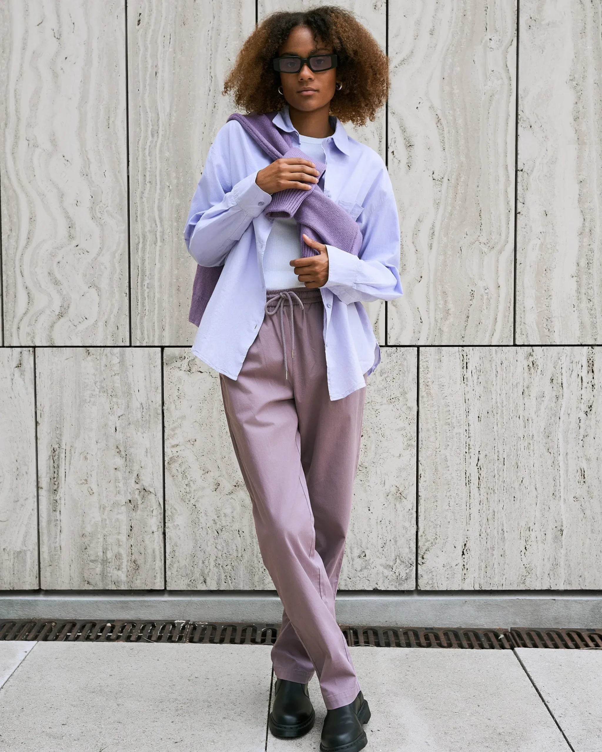 Organic Twill Pants - Dusty Olive
