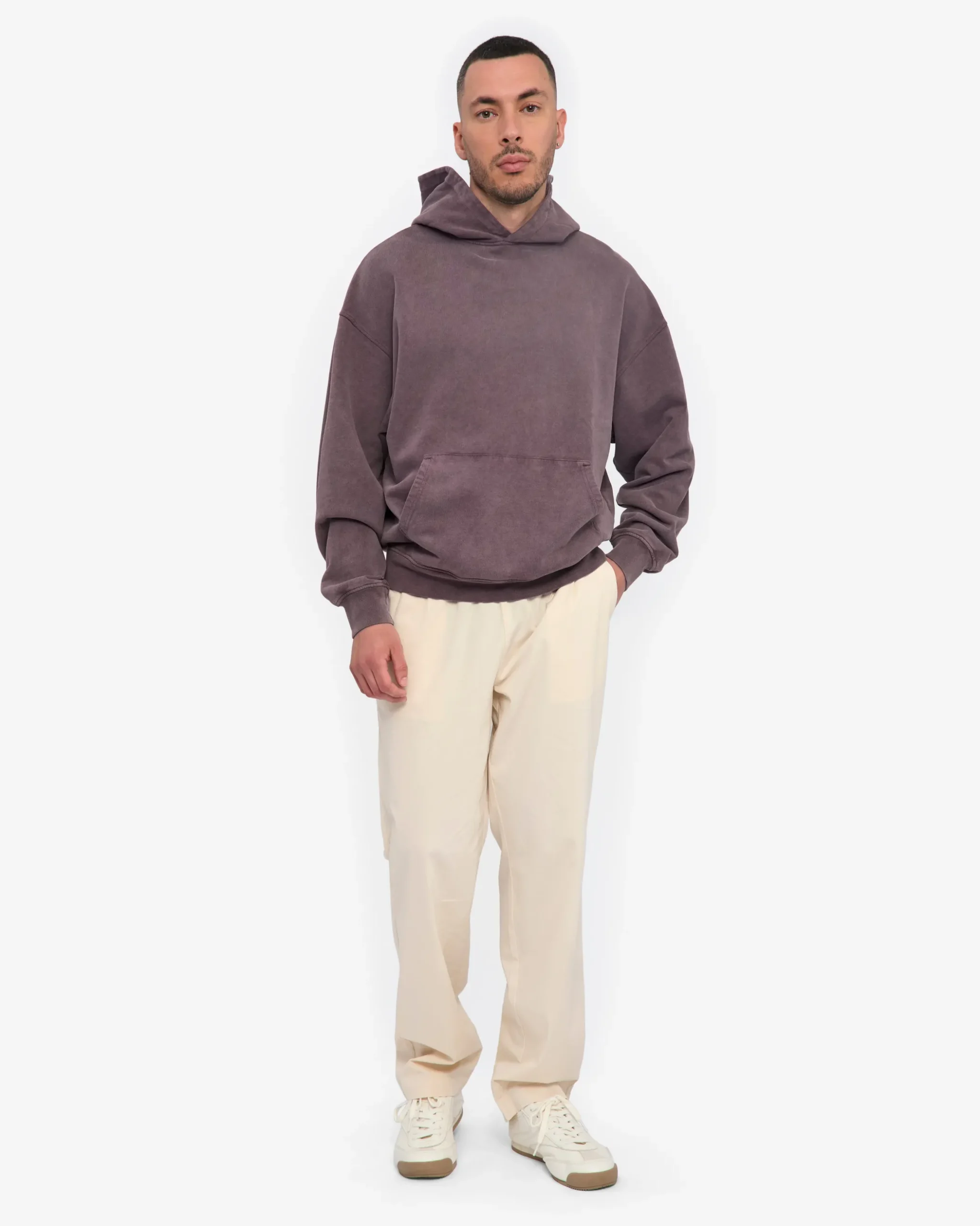 Organic Twill Pants - Ivory White