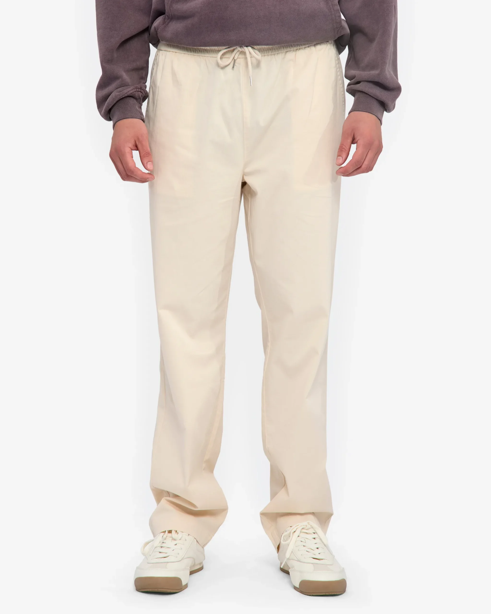 Organic Twill Pants - Ivory White