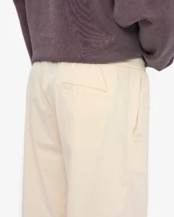 Organic Twill Pants - Ivory White