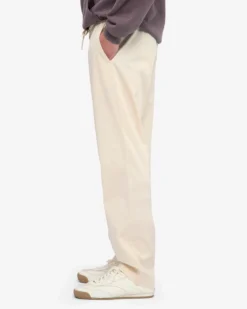 Organic Twill Pants - Ivory White