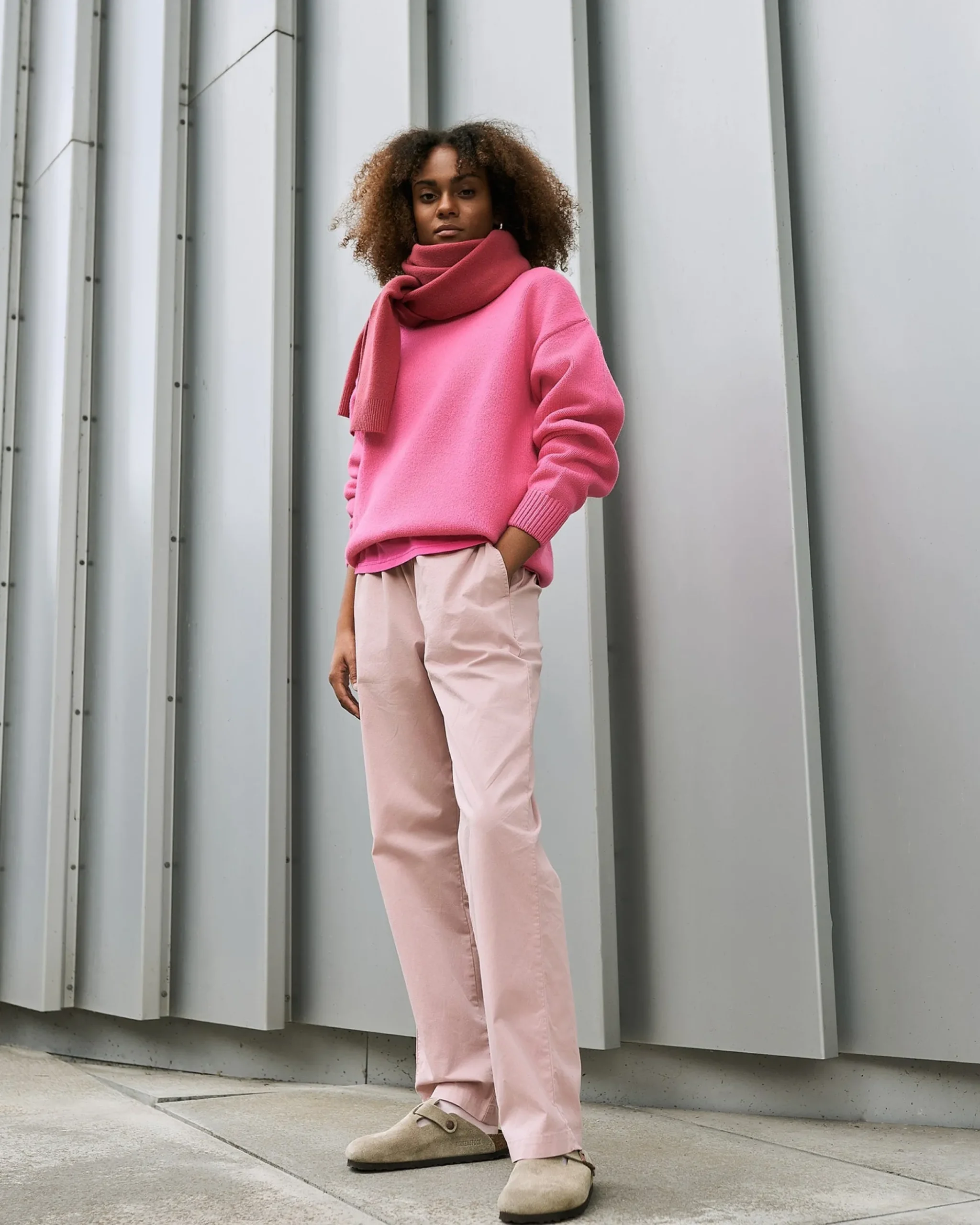 Organic Twill Pants - Ivory White