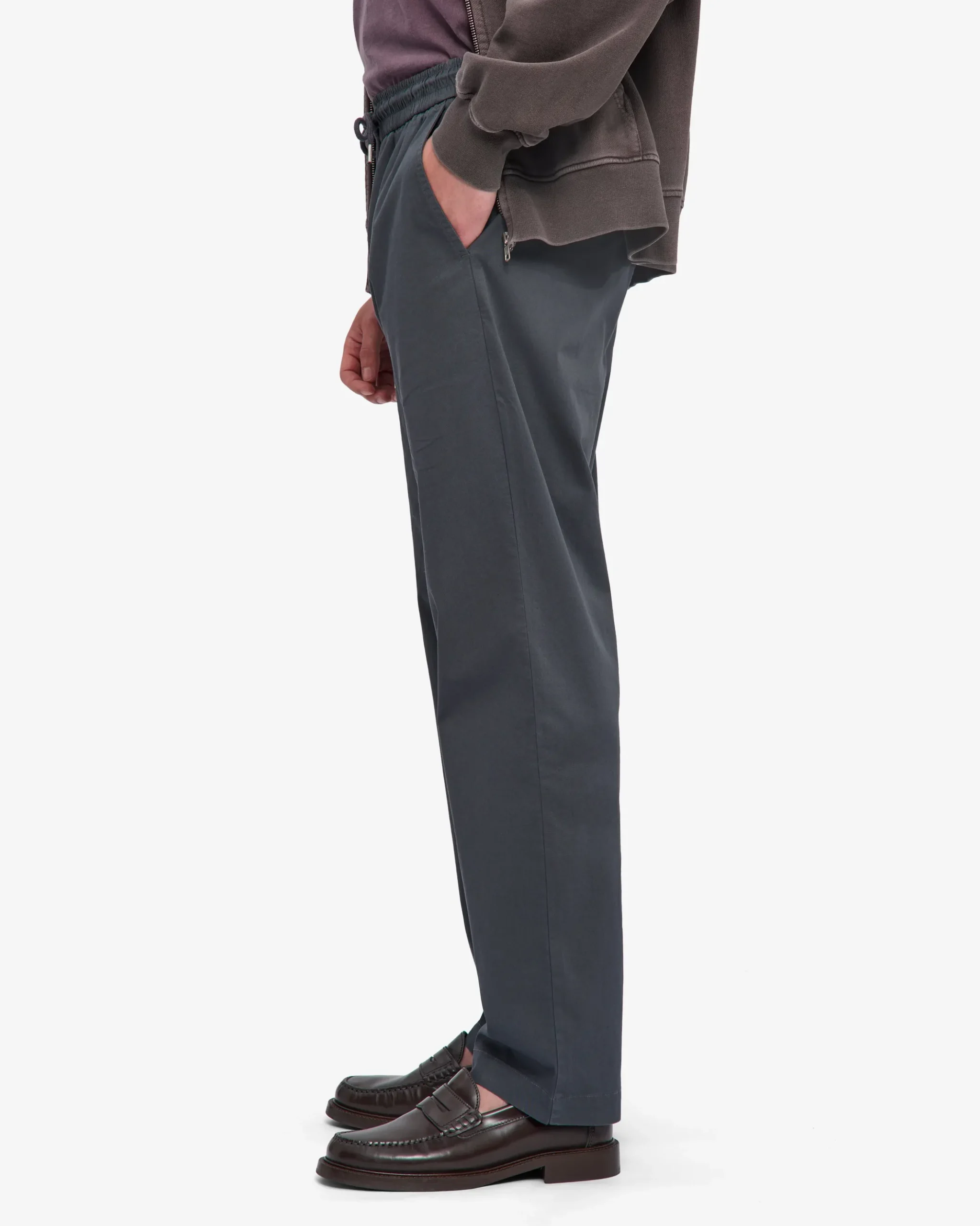 Organic Twill Pants - Lava Grey