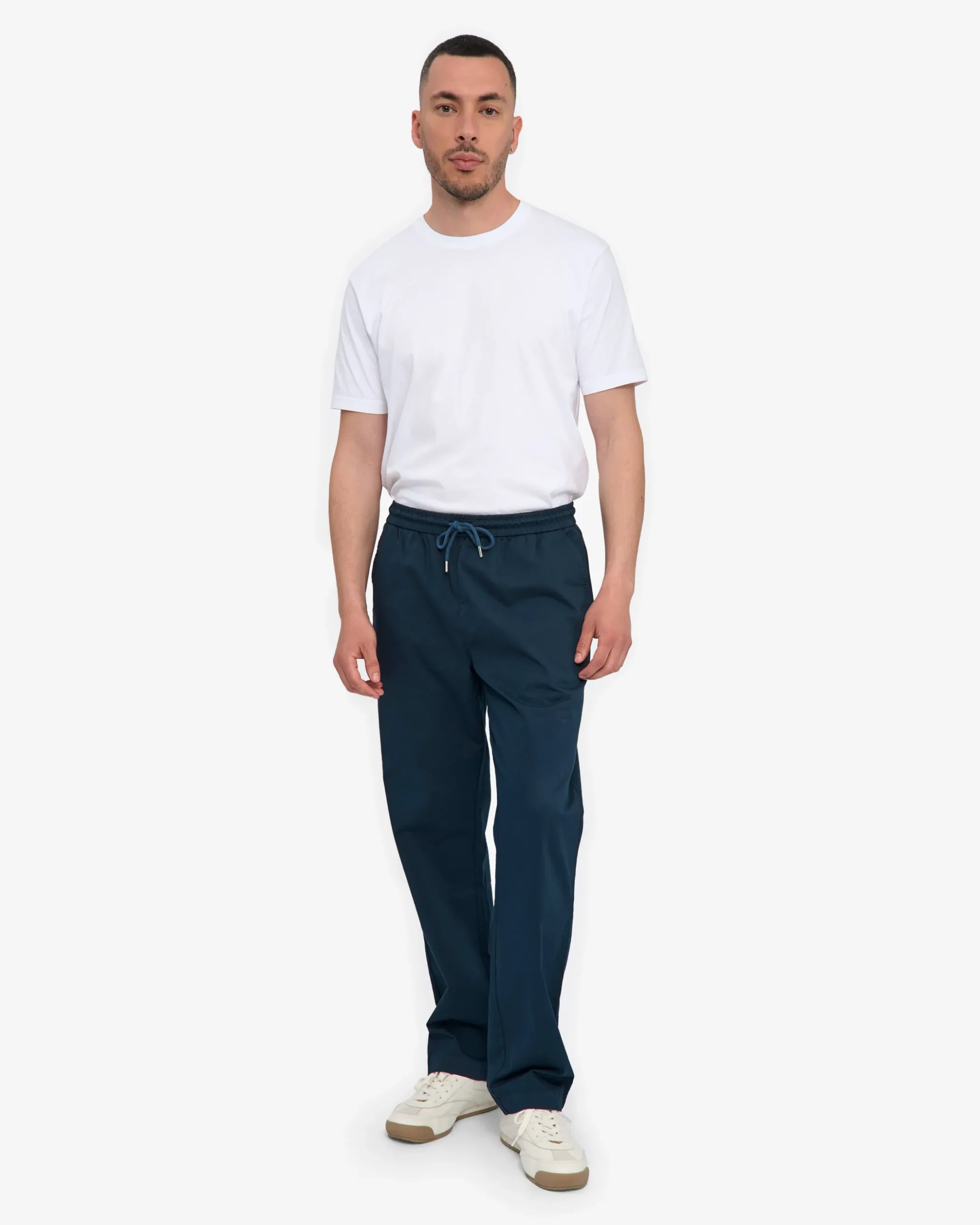 Organic Twill Pants - Navy Blue