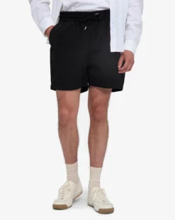 Organic Twill Shorts - Deep Black