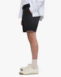 Organic Twill Shorts - Deep Black