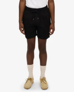 Organic Twill Shorts - Deep Black & Navy Blue (2-Pack)