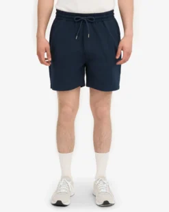 Organic Twill Shorts - Deep Black & Navy Blue (2-Pack)