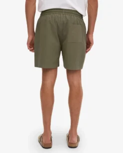 Organic Twill Shorts - Dusty Olive