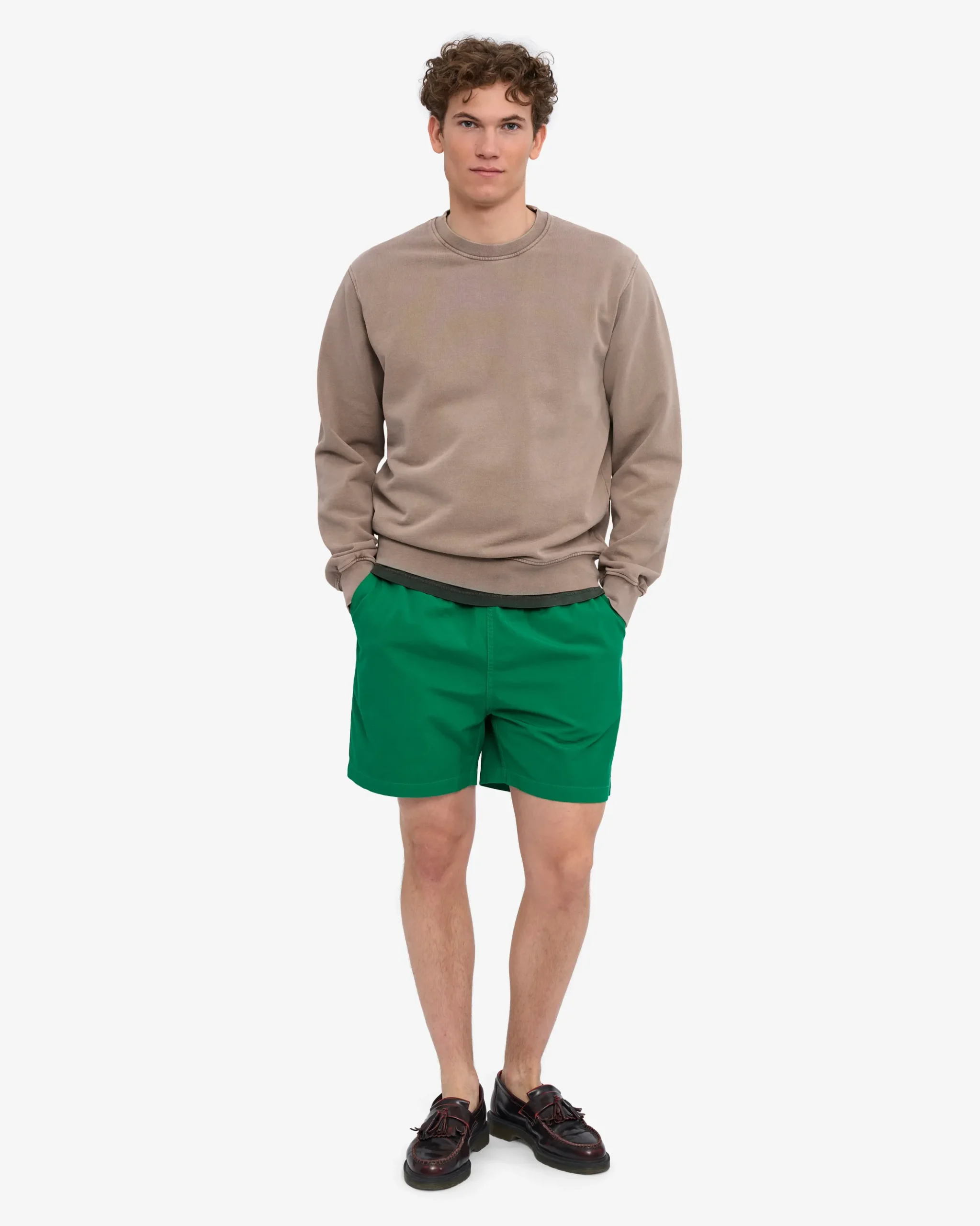 Organic Twill Shorts - Kelly Green