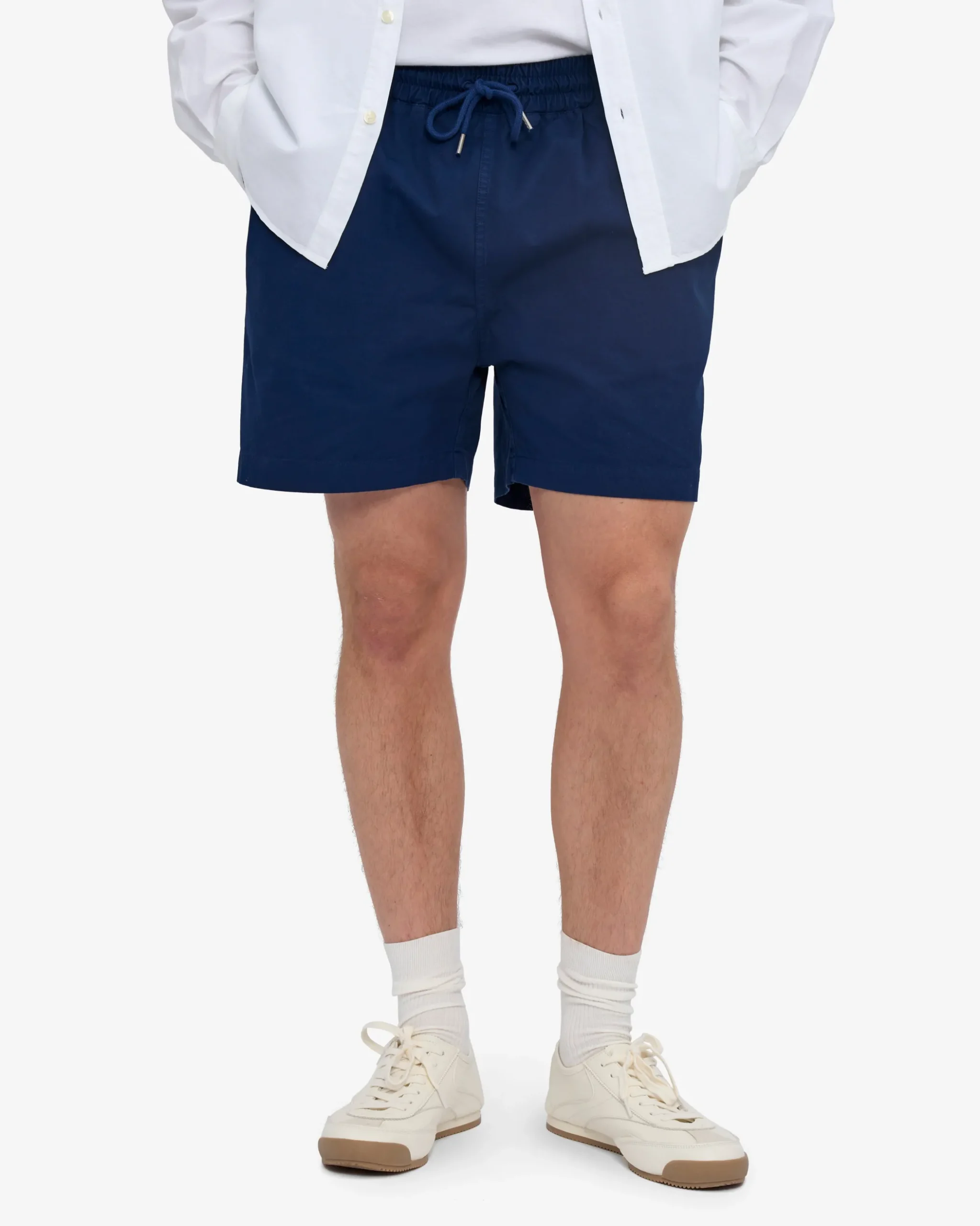 Organic Twill Shorts - Marine Blue