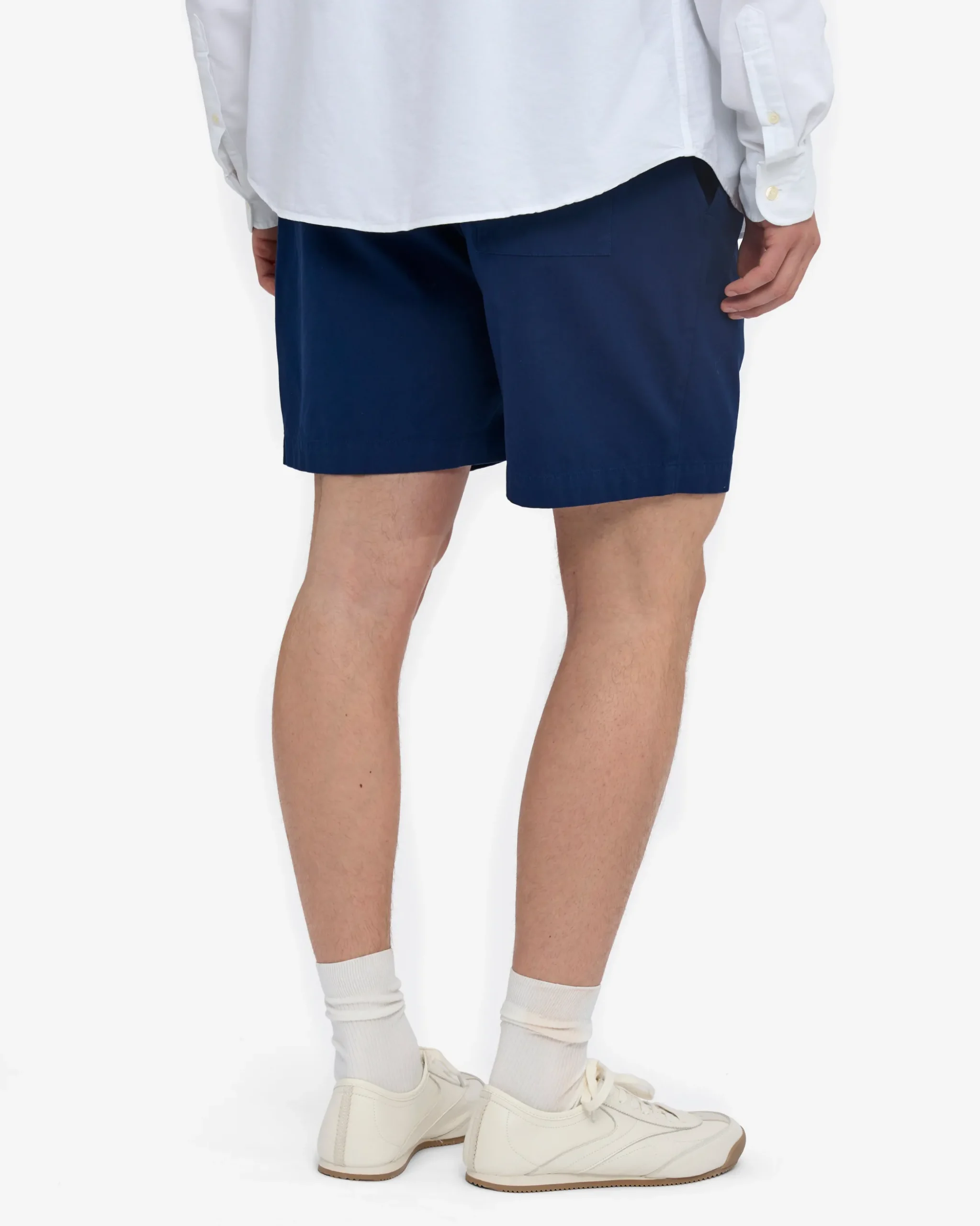 Organic Twill Shorts - Marine Blue