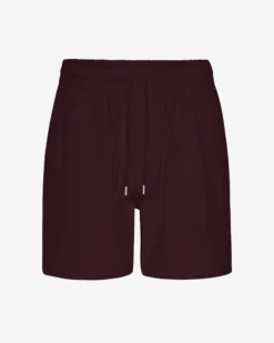 Organic Twill Shorts - Oxblood Red