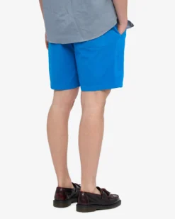 Organic Twill Shorts - Pacific Blue