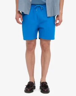 Organic Twill Shorts - Pacific Blue