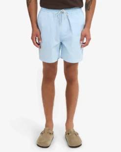 Organic Twill Shorts - Polar Blue