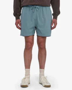 Organic Twill Shorts - Steel Blue