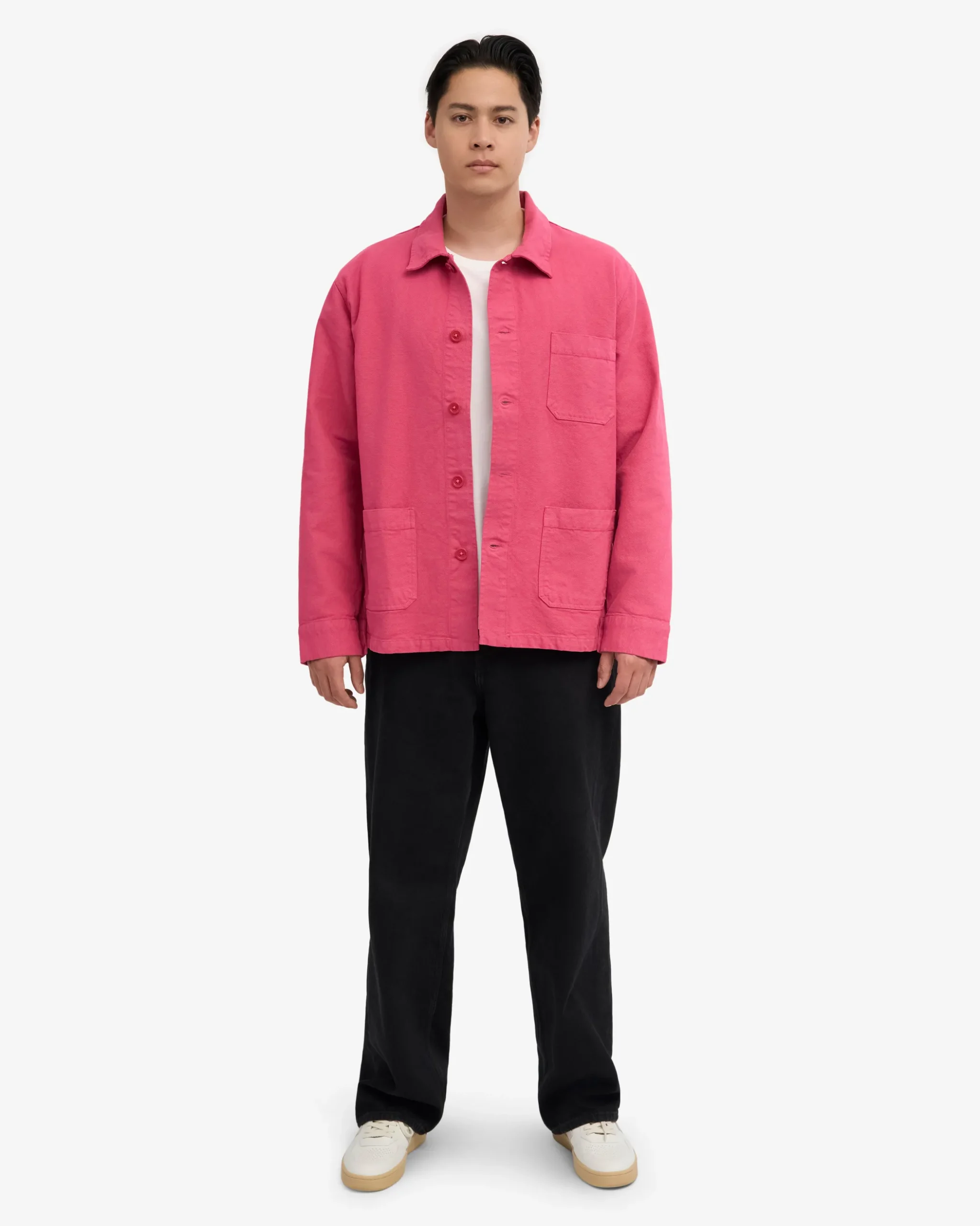 Organic Workwear Jacket - Bubblegum Pink