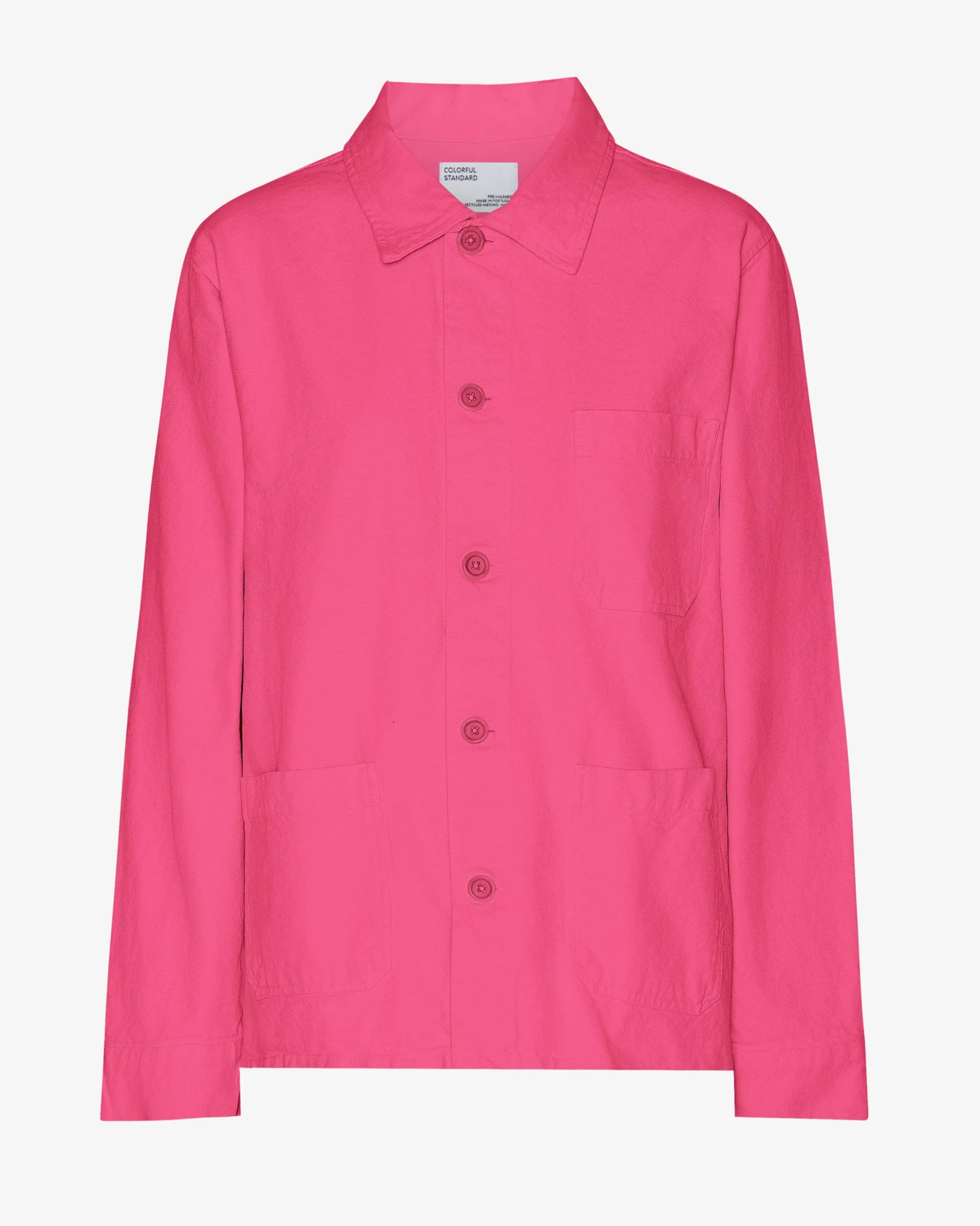 Organic Workwear Jacket - Bubblegum Pink