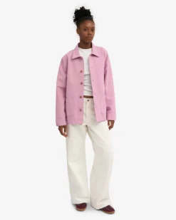 Organic Workwear Jacket - Cherry Blossom