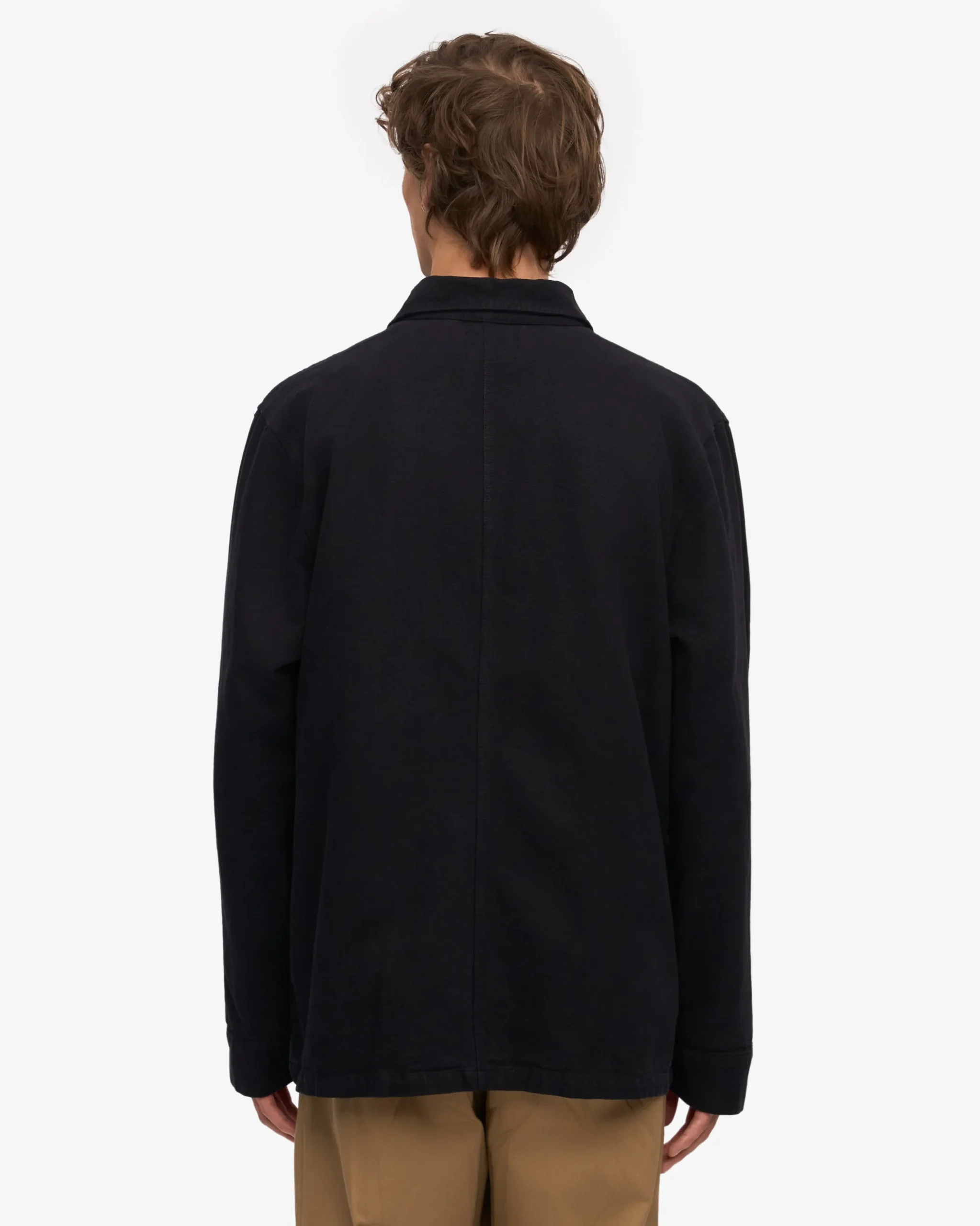 Organic Workwear Jacket - Deep Black
