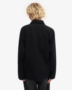 Organic Workwear Jacket - Deep Black