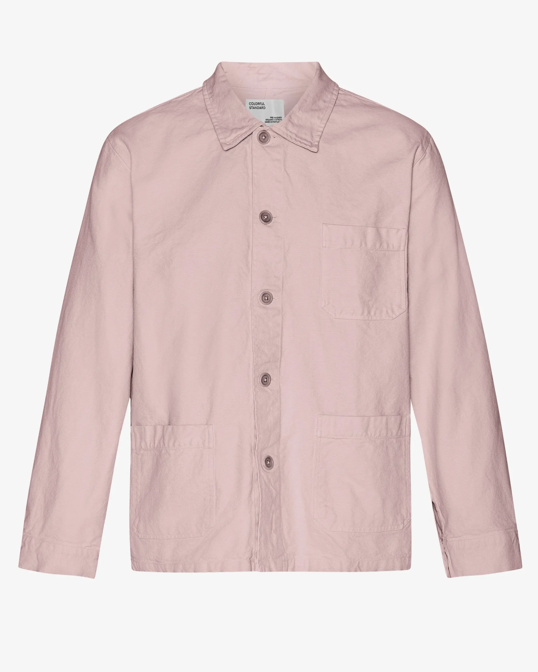 Organic Workwear Jacket - Faded Pink