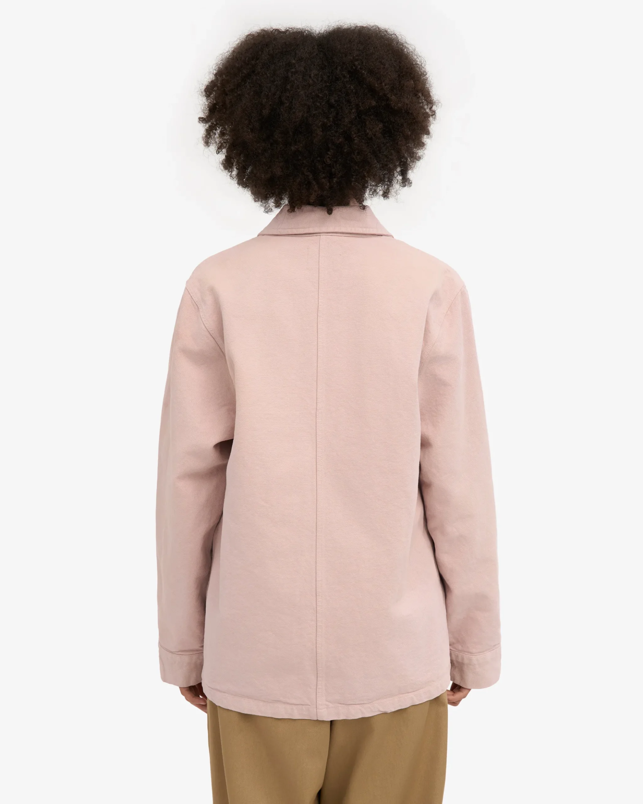 Organic Workwear Jacket - Faded Pink