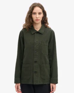 Organic Workwear Jacket - Hunter Green