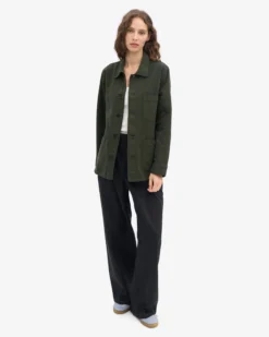 Organic Workwear Jacket - Hunter Green