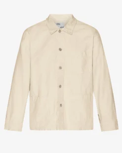 Organic Workwear Jacket - Ivory White
