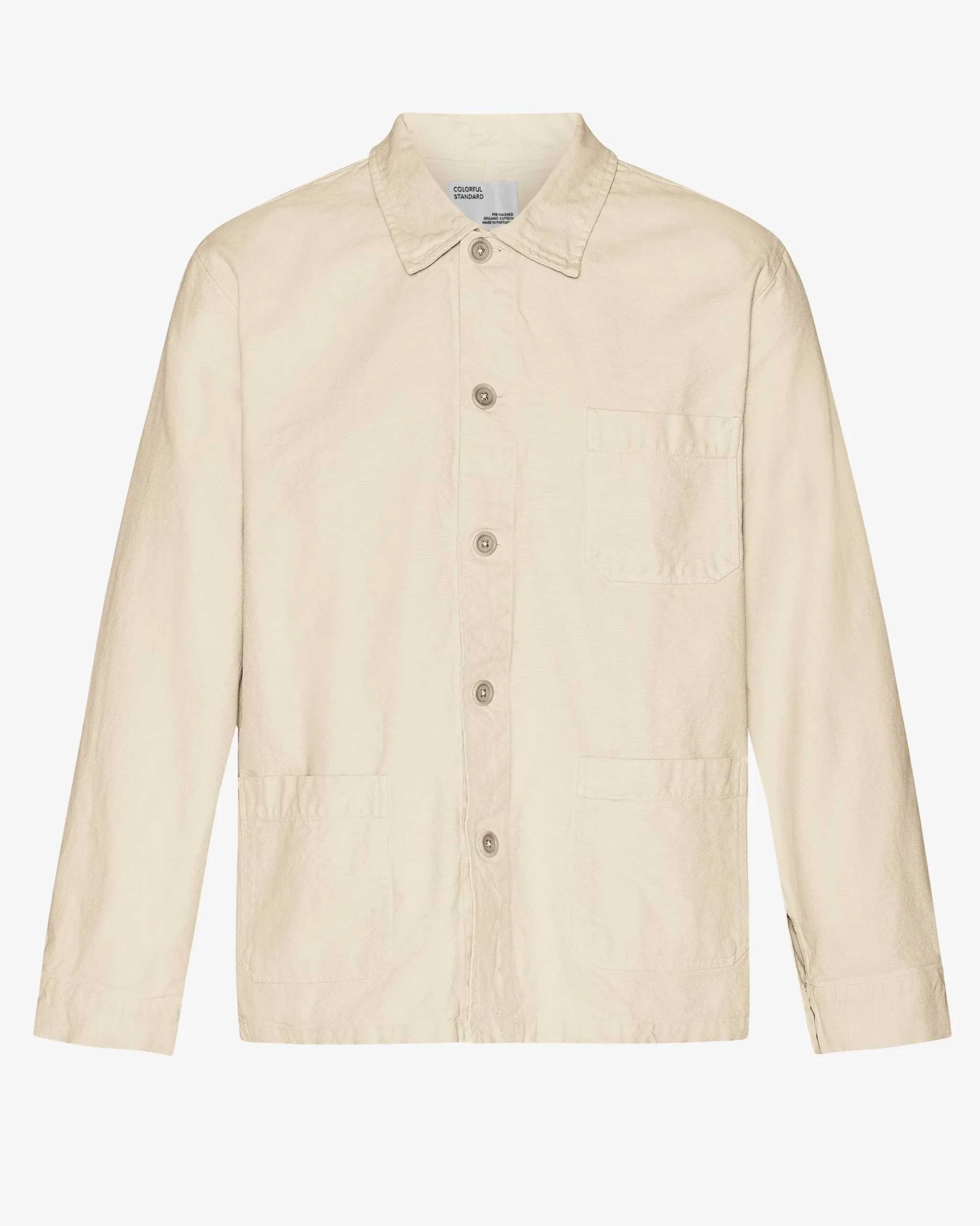 Organic Workwear Jacket - Ivory White