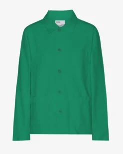 Organic Workwear Jacket - Kelly Green