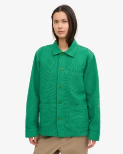 Organic Workwear Jacket - Kelly Green