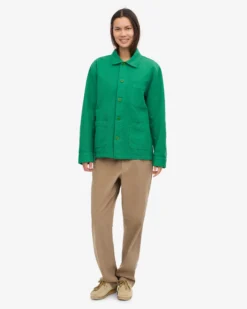 Organic Workwear Jacket - Kelly Green