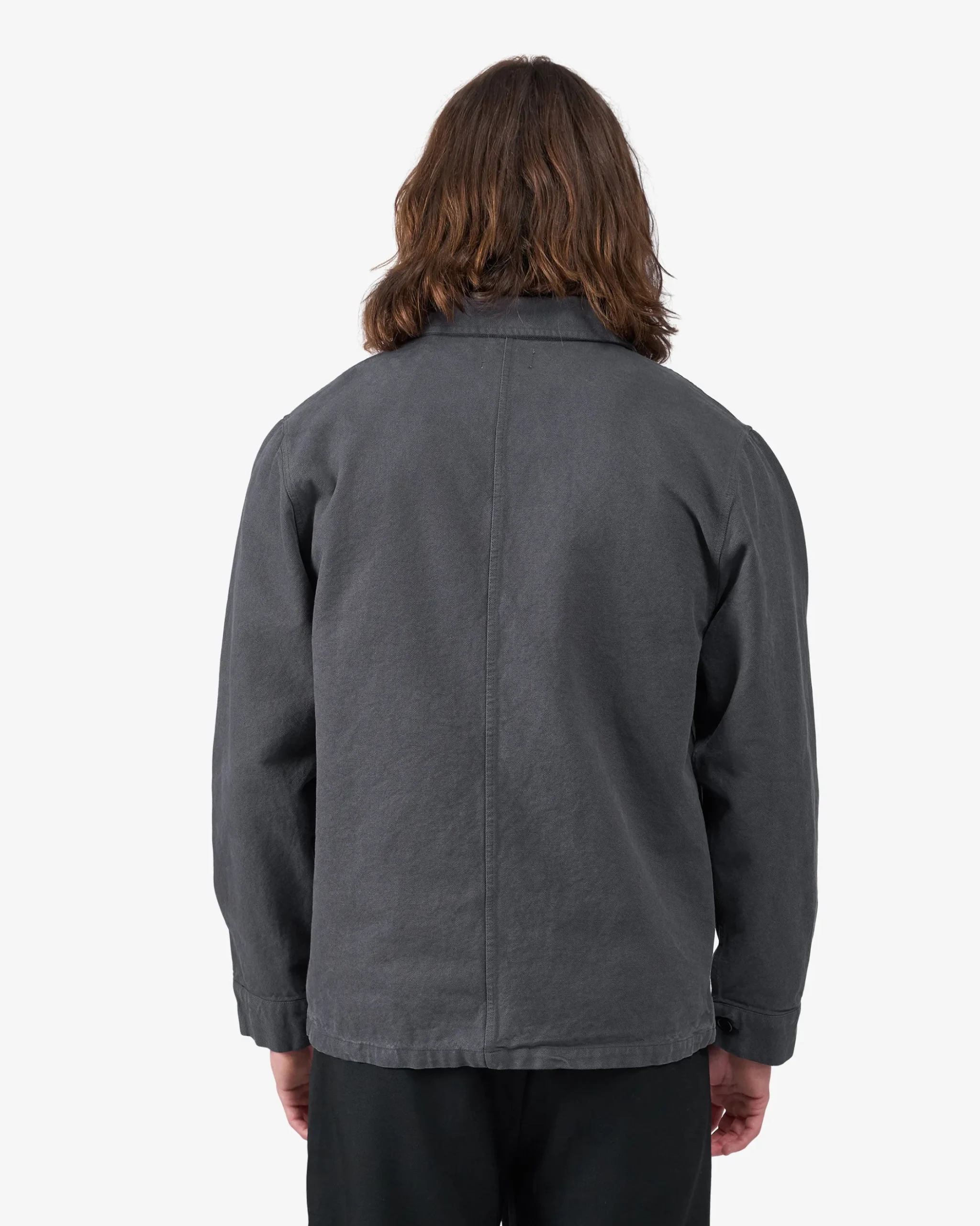 Organic Workwear Jacket - Lava Grey