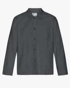 Organic Workwear Jacket - Lava Grey