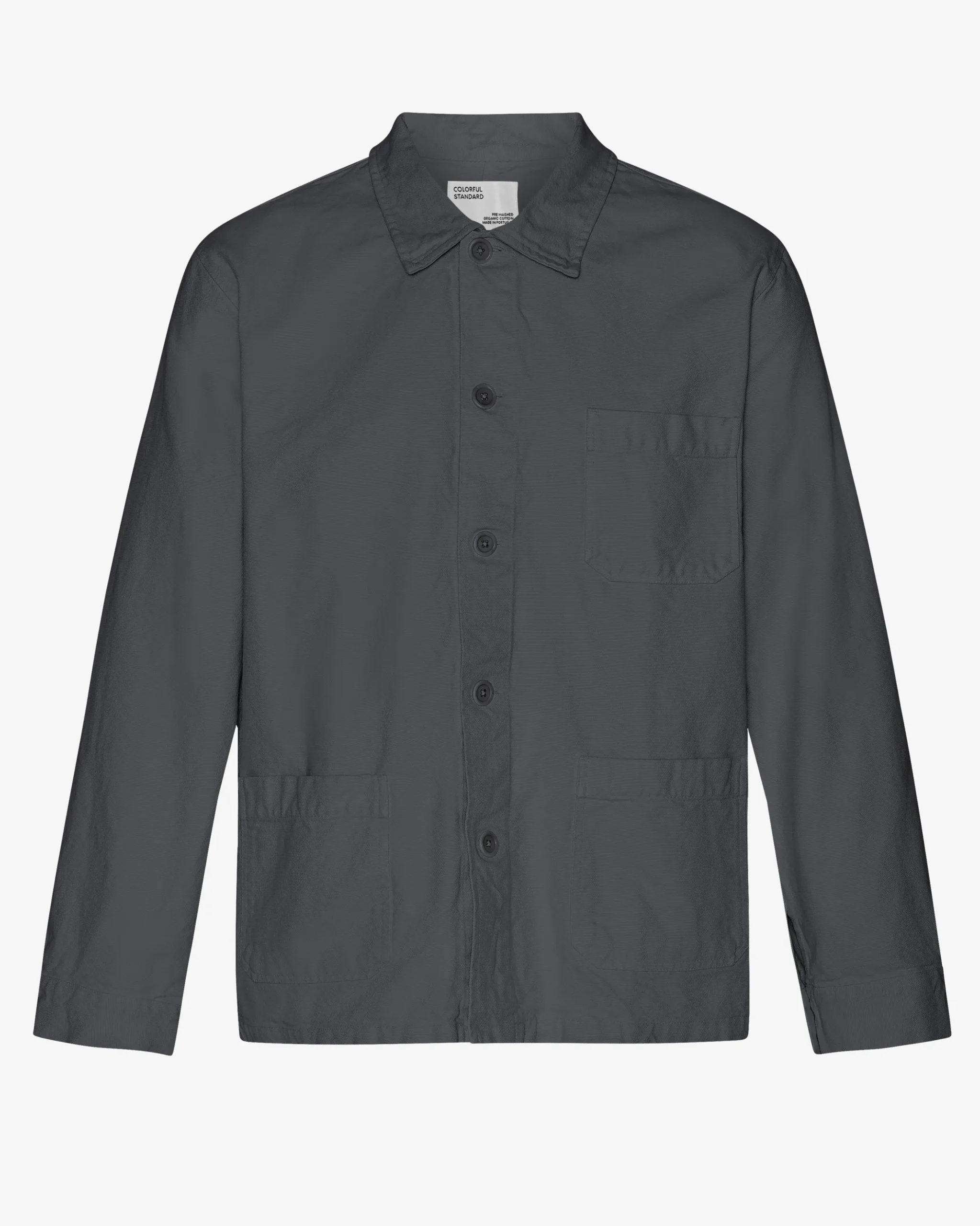 Organic Workwear Jacket - Lava Grey