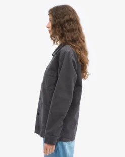 Organic Workwear Jacket - Lava Grey
