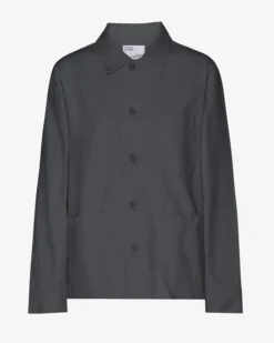 Organic Workwear Jacket - Lava Grey