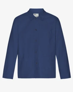 Organic Workwear Jacket - Marine Blue