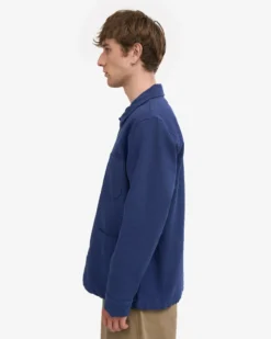 Organic Workwear Jacket - Marine Blue