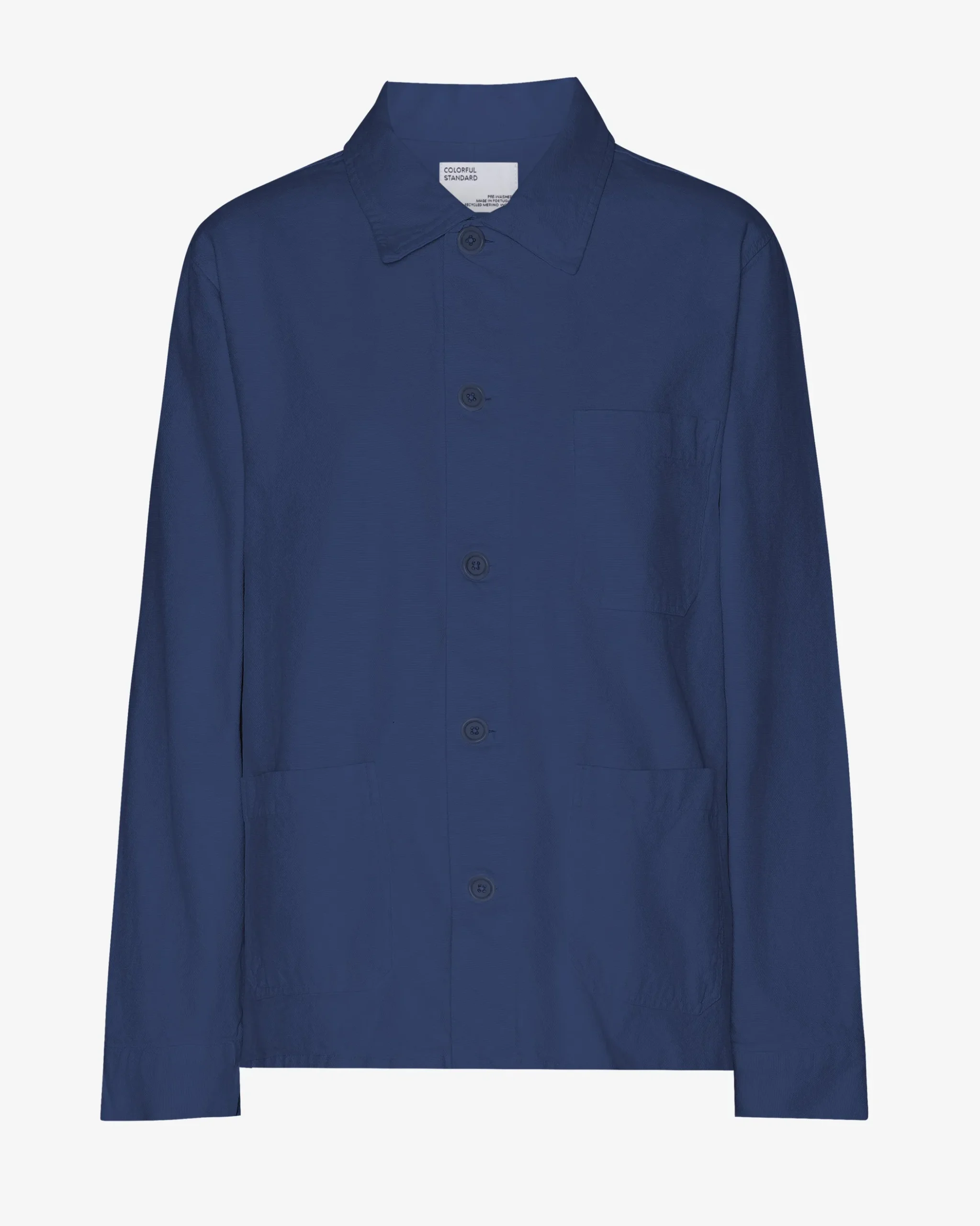 Organic Workwear Jacket - Marine Blue