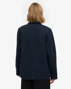 Organic Workwear Jacket - Navy Blue