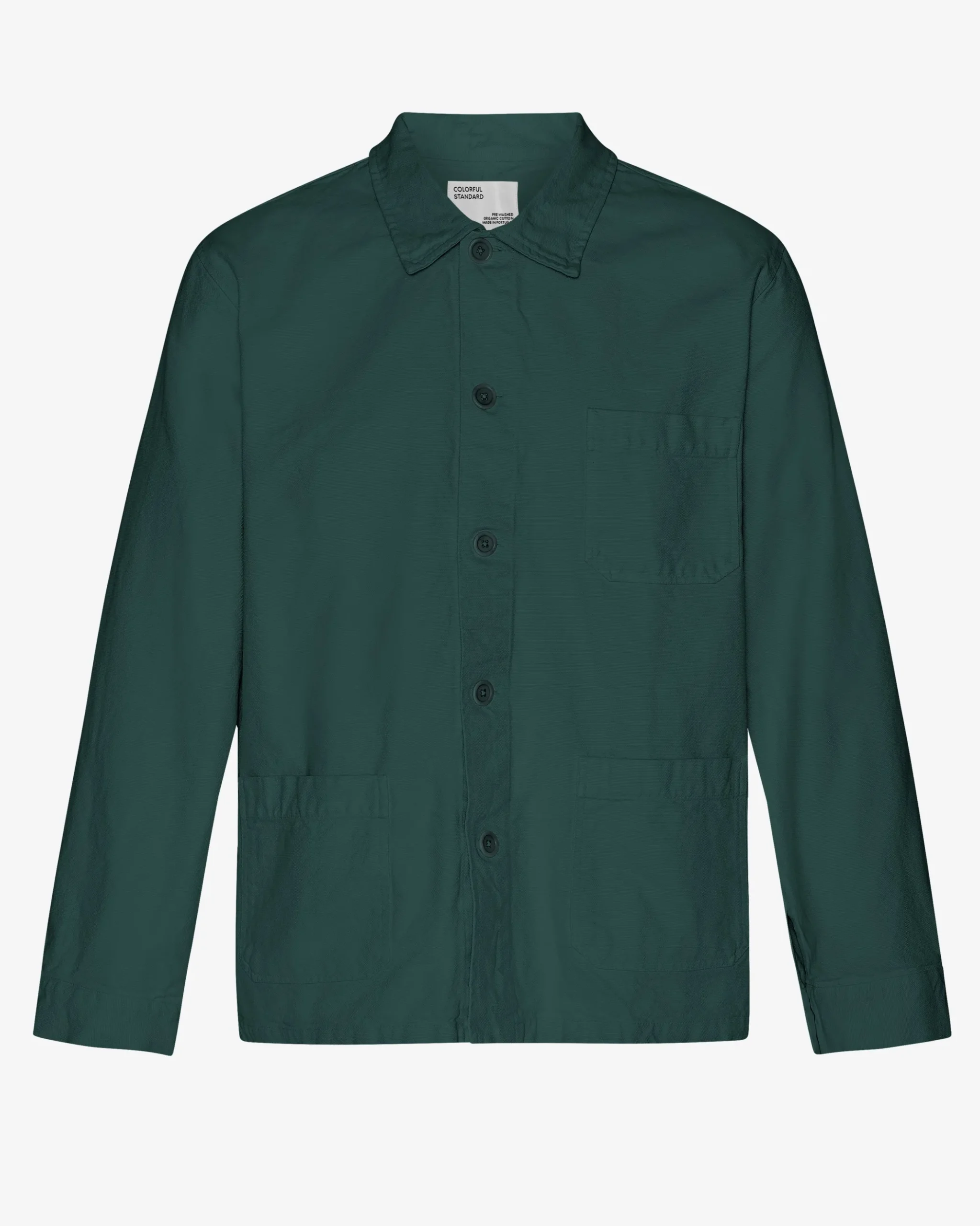 Organic Workwear Jacket - Ocean Green