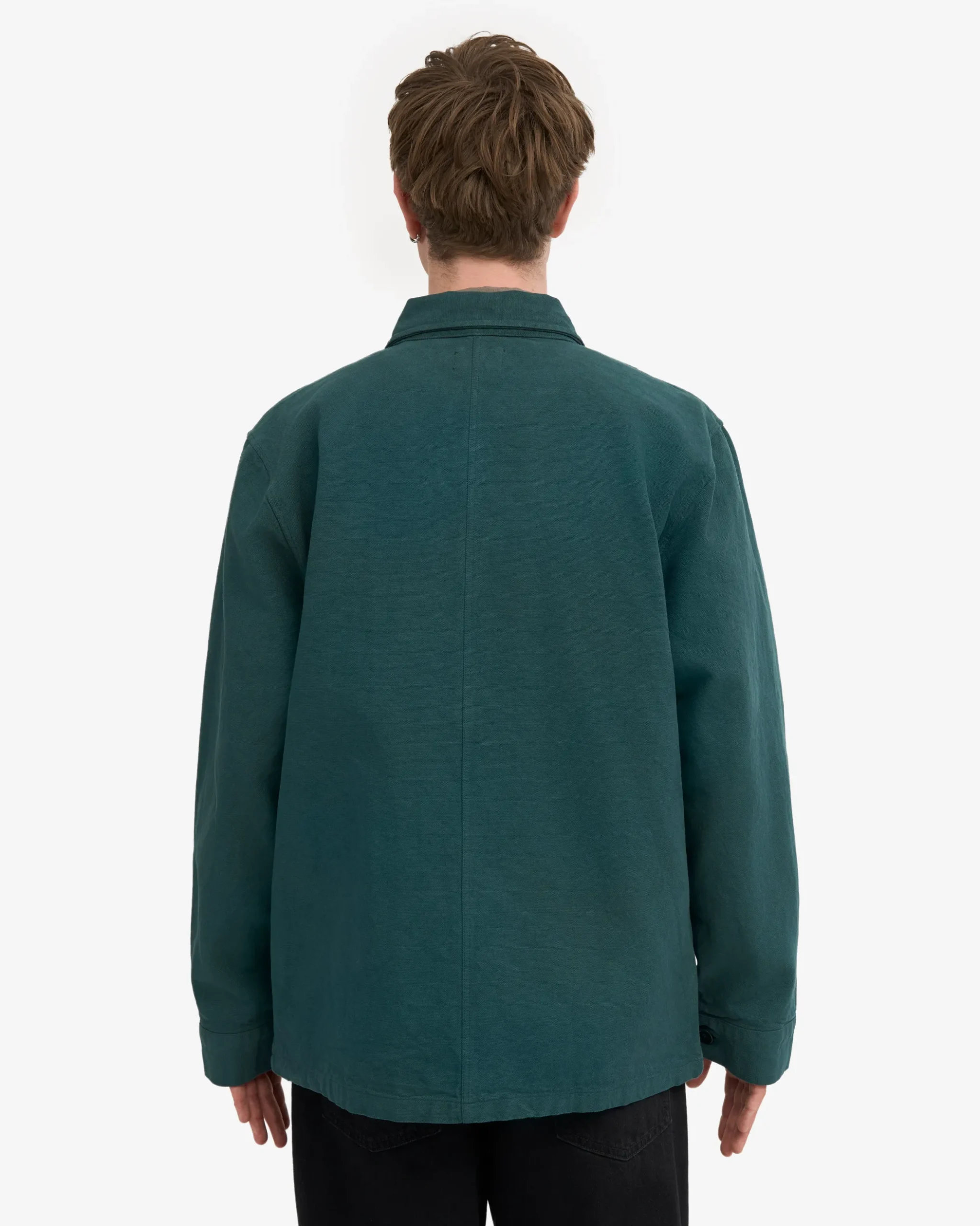 Organic Workwear Jacket - Ocean Green