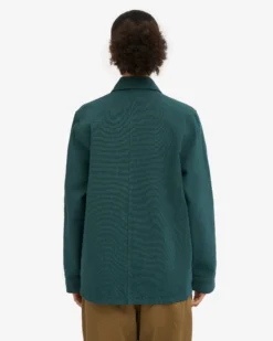 Organic Workwear Jacket - Ocean Green